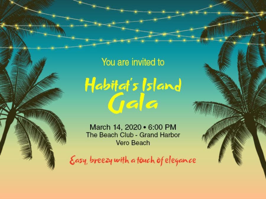 Habitat's Island Gala Habitat's Island Gala