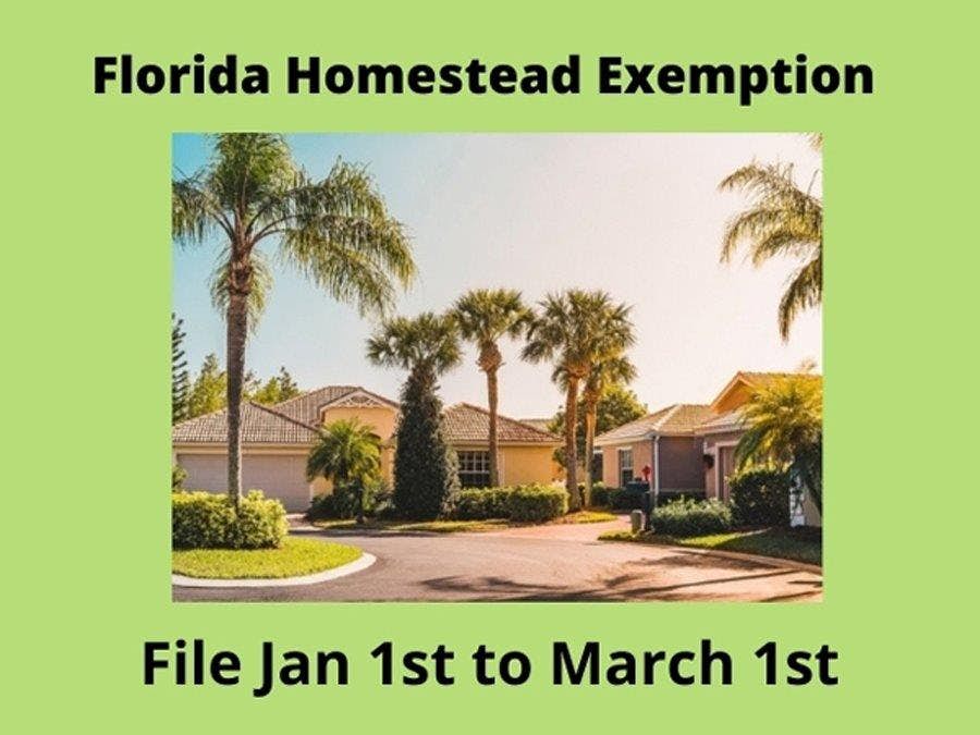HOMESTEAD EXEMPTION = An Awesome Property Tax Break for Florida