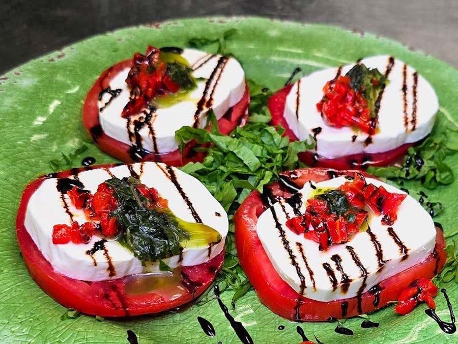 Blackened Sea Scallops with Sweet Plaintain Sauce - MoBay Grill in Sebastian, Florida