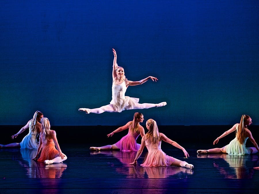 Ladies ballet dancing