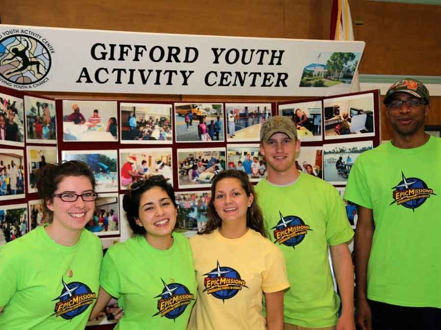 Kids at Gifford Youth Activity Center