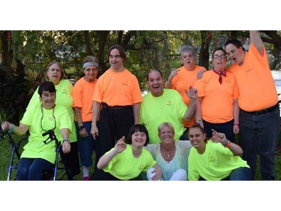 Arc group posing for photo