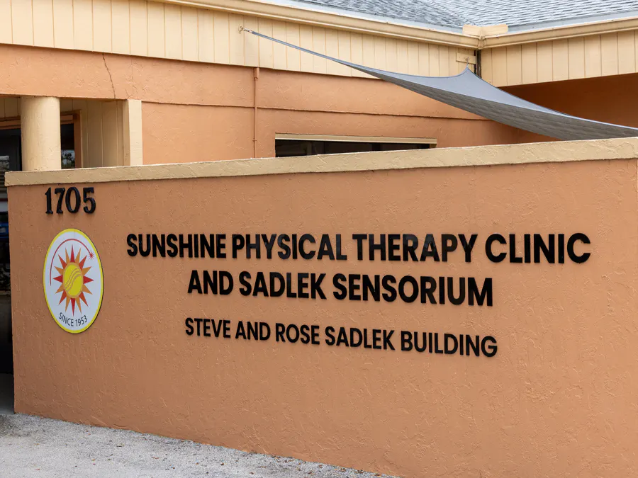 The front of Sunshine Physical Therapy Clinic building. 