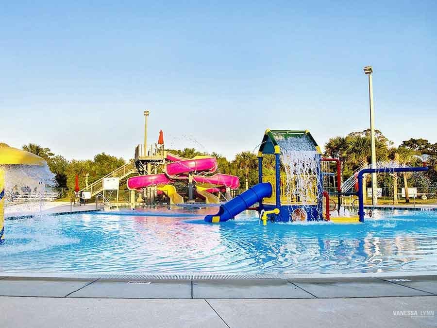 Children section of North County Aquatic Center