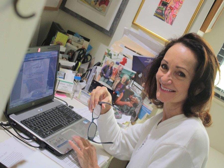 woman doing Graphic Design on computer