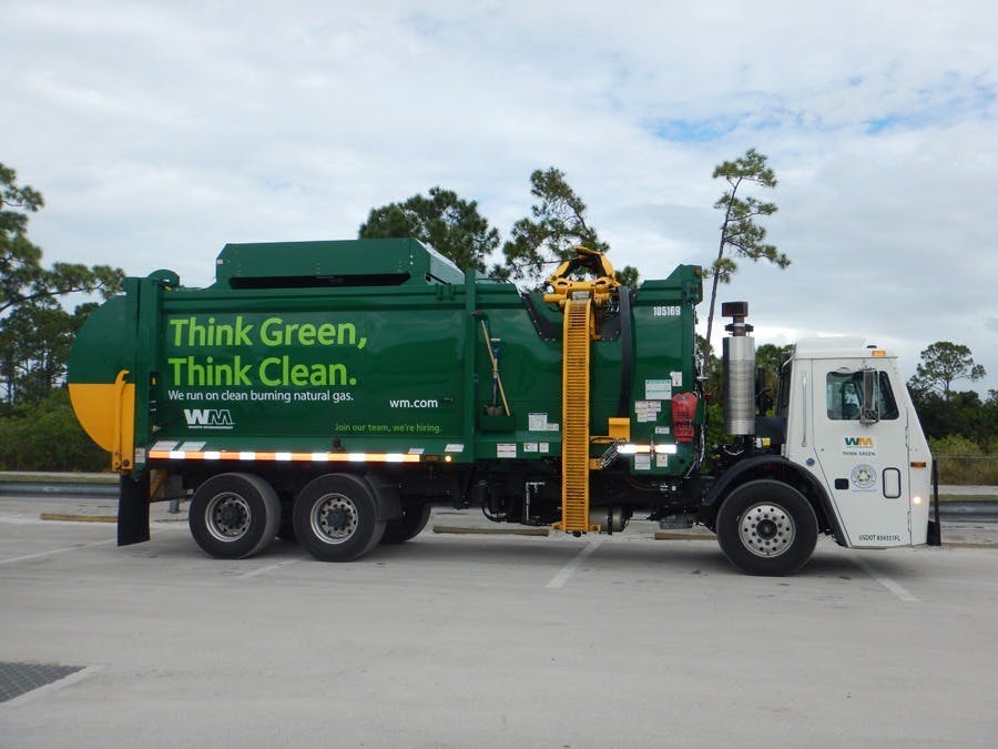 Waste Management garbage truck