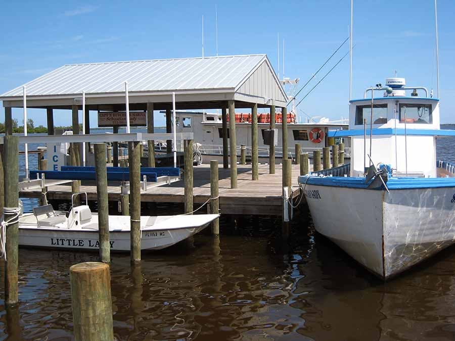 Fishing docks