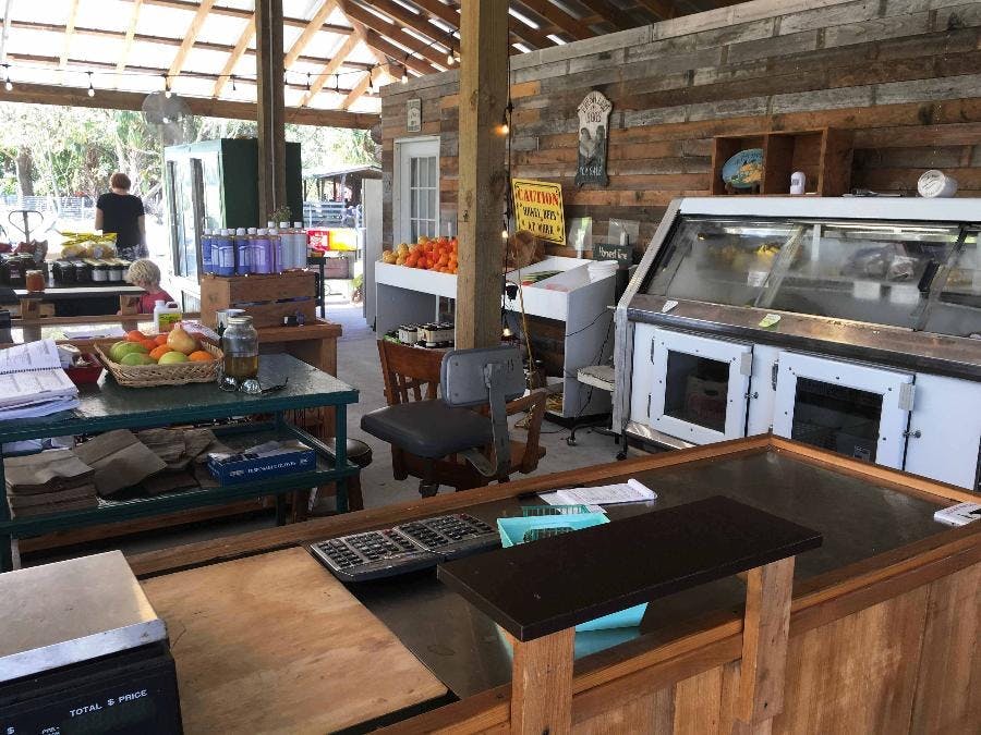 Seasonal and organic produce at Peterson Groves