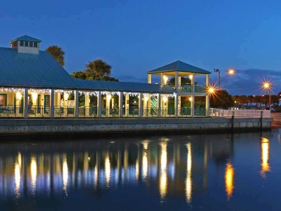 Outside view of Manatee Observation and Education Center Fort Pierce Florida